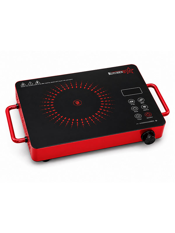 Kitchenstar DT10W 2200W Ceramic Electric Cooker with Touch Control & Digital Display